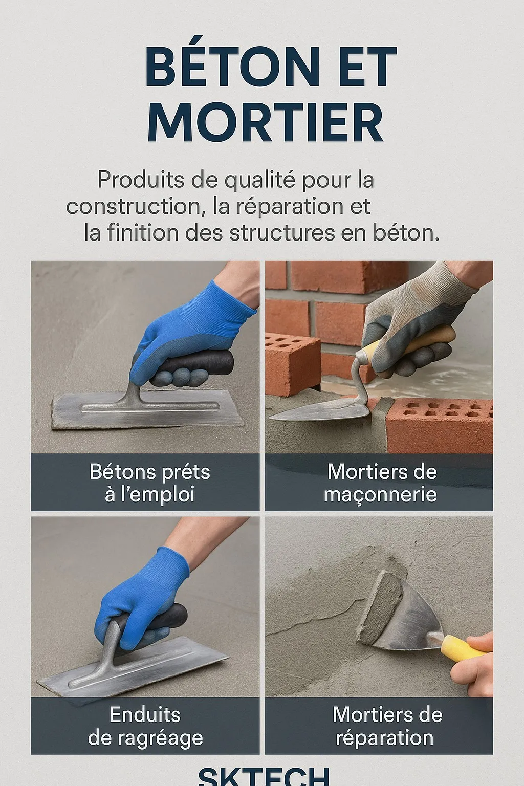 beton et mortier